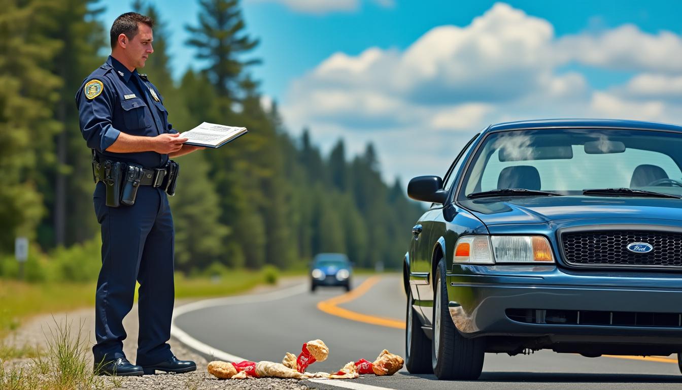 découvrez les conséquences sévères pour ceux qui jettent leurs déchets par la fenêtre de la voiture et les amendes lourdes qui les attendent.