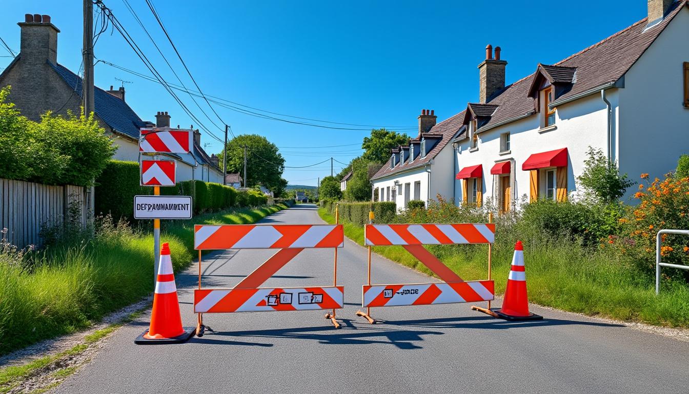 le haut-corlay : fermeture temporaire de la traversée de la croix pendant deux jours, entraînant des perturbations de circulation. préparez vos déplacements en conséquence.