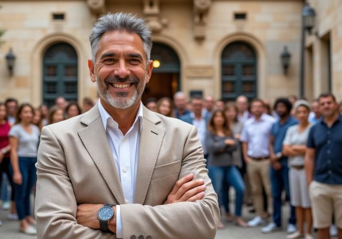 jean-antoine villegas réélu maire d'ouveillan, poursuivant son engagement pour le développement et le bien-être de la commune.