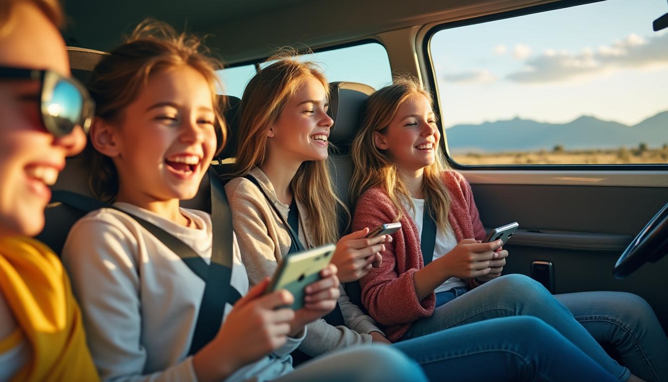 une famille avec leurs quatre filles partent pour le road-trip de leurs rêves, mais leur aventure bascule lorsque leur voiture est volée de manière inattendue.