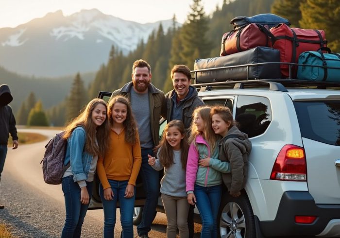 une famille avec leurs quatre filles commence le road-trip de leurs rêves, mais leur aventure prend une tournure inattendue lorsque leur voiture est volée.