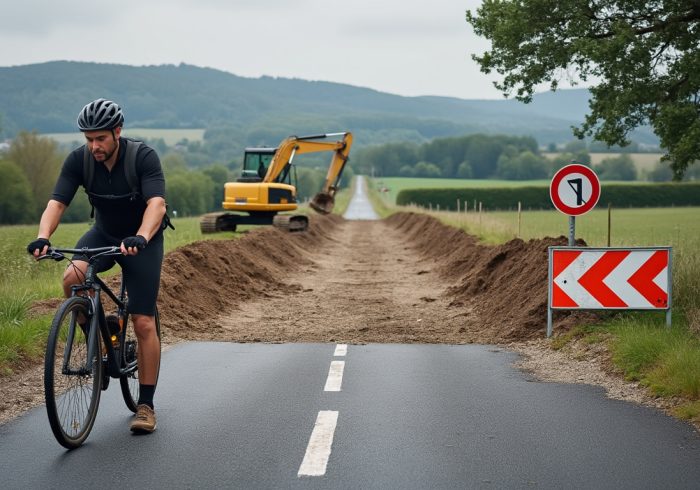 le prolongement de la piste cyclable entre auch et pavie est reporté. une décision vivement critiquée : « c’est une grosse connerie ! »