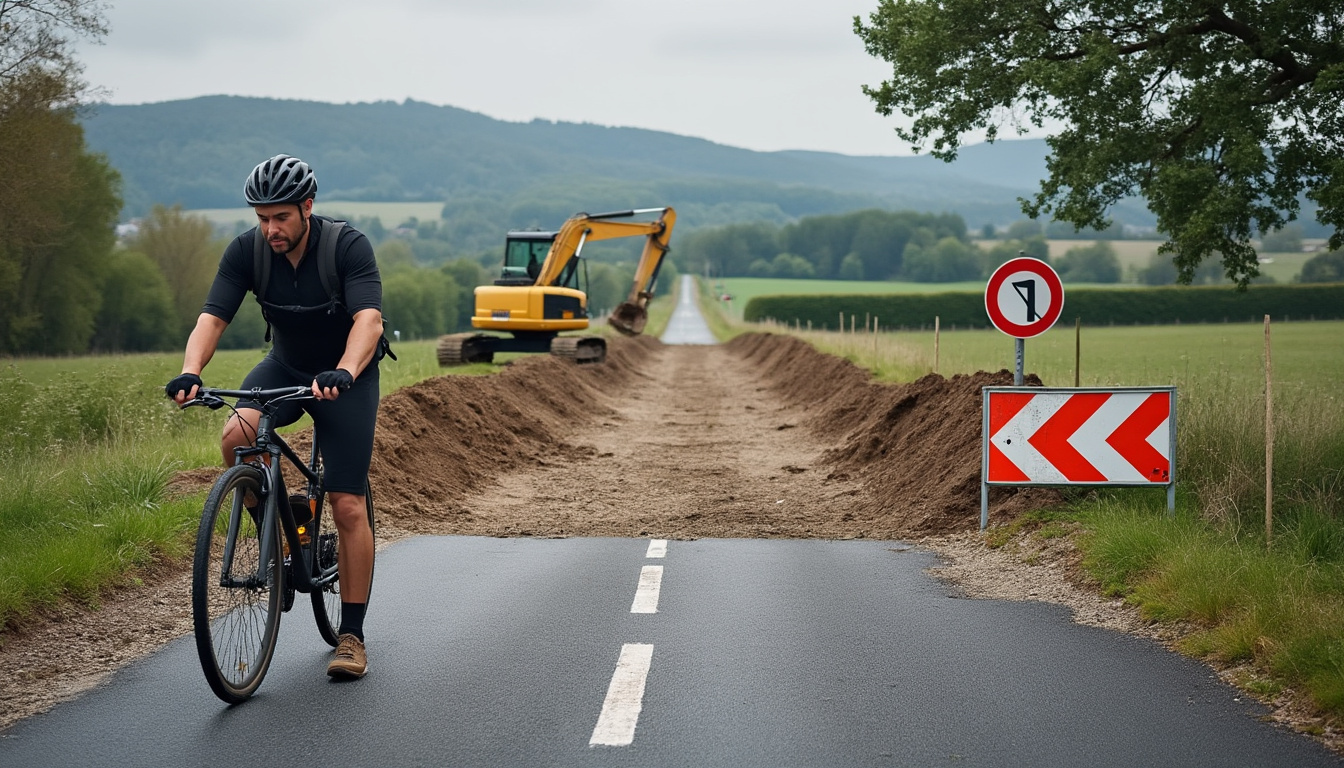 le prolongement de la piste cyclable entre auch et pavie est reporté. une décision vivement critiquée : « c’est une grosse connerie ! »