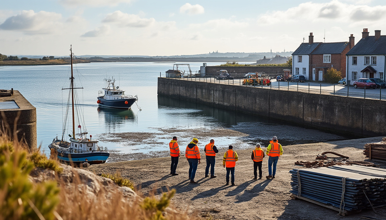 au crotoy, le conseil municipal de rentrée fait le point sur les travaux à venir et l’entretien du port.